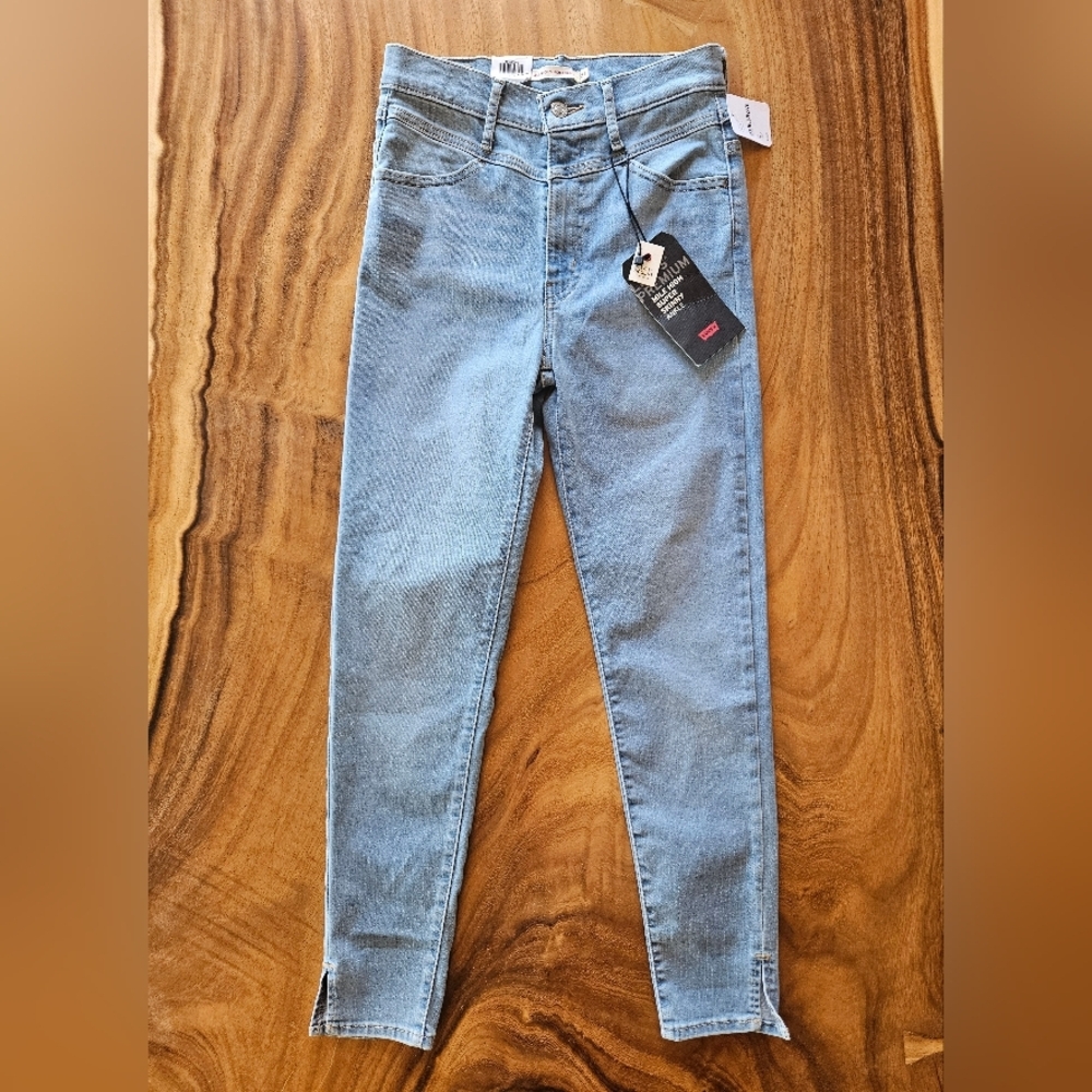 NWT Levi's Jeans Size 27 Mile High Super Skinny Ankle Jeans From Free People